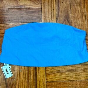 NWT pink Victoria’s Secret blue bandeau size: L